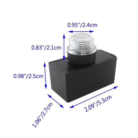 Outdoor Dusk To Dawn Photoelectric Sensor Switch 120 277V Auto On Off For LED Lighting shown with dimensions