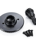 Beefy Steel Front And Rear Differential Gear Set For 1 To 5 Scale RC Cars 13 Tooth Pinion And 42 Tooth Ring Gears with screws