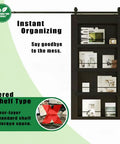 Sliding Barn Door With Shelf Style 36 Inch By 84 Inch Includes 6.6 Foot Hardware Kit Primed MDF Ready To Assemble Quiet Smooth Sliding Ideal For Kitchen Pantry Bedroom Closets Black