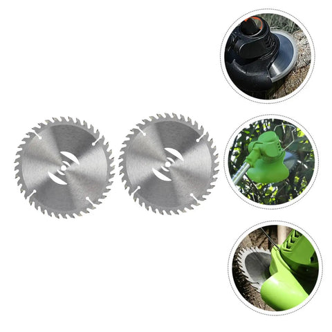 2 Pack Garden Lawn Mower Weeding Tool Scythe For Grass Cutting And Edging Replacement Blades Stainless Steel Cutter