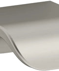 Avid Cabinet Knob in Brushed Nickel Finish, 1 5 Sixteenths Inch Diameter, modern design view.