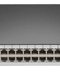 Workhorse 32 Port Kvm Switch With 8 Digital Paths And Dual Ac Power Supply Taa Approved, rear view with ports and connections.