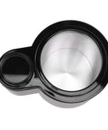 Portable Electric Car Cup Cooler Warmer And Heated Travel Coffee Mug With Aluminum Finish For Dash And Center Console.