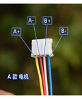 Compact Mini Linear Actuator Running Like A Dream With Precise 20 Millimeter Travel And Dependable Two Phase Four Wire Stepper Motor wiring connector with labeled pins.