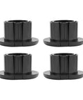 Get The Professional Cable Wall Bushing Kit With 4 Sets Of Satellite Wall Feed Through Grommets Perfect For Dishy Router And Ethernet Adapter With 8MM Split Sleeve Gasket For Gen2 And Gen3 High Performance Installation Needs, four black plastic grommets