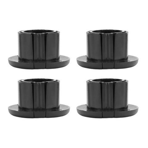 Get The Professional Cable Wall Bushing Kit With 4 Sets Of Satellite Wall Feed Through Grommets Perfect For Dishy Router And Ethernet Adapter With 8MM Split Sleeve Gasket For Gen2 And Gen3 High Performance Installation Needs, four black plastic grommets