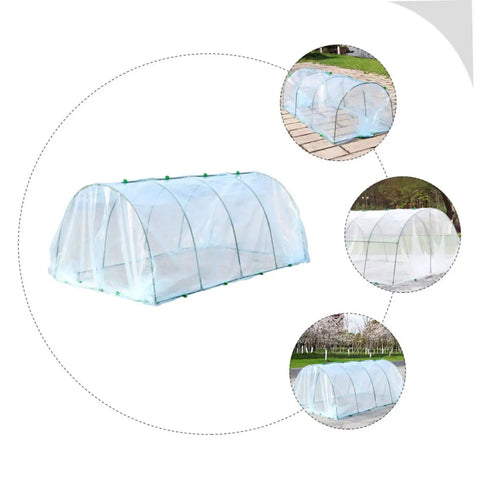 Terrace Garden Greenhouse Shelter For Plants, Waterproof Snowproof Portable Plant House, Plastic Covers For Flowers And Vegetables, Easy Setup Bracketed Plant Shelter For Courtyards, Backyards, And Lawns