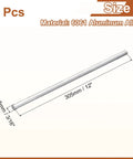 Two Pieces 3/16 Inch Round Aluminum Rods, 12 Inch Length, 6061 Aluminum Bar Stock For DIY Projects, Machining And Lathe Work, Industry Construction, Heavy Duty, Corrosion Resistant Rods For Crafting, 5mm diameter