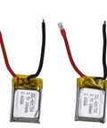 2-Pack 3.7V 150mAh Li-Poly Battery Replacement For Syma S107 S107G RC Helicopters And Mini RC Cars, 20C Discharge