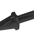 Anvil Hardy Cutter Tool Three Quarter Inch Shaft For Hot Cut Work Forge Tool Shank Cutter with black finish on white background