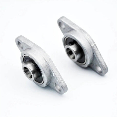 Pro Grade 10 Pack KFL08 8mm Pillow Block Bearings With Zinc Alloy And Chrome Steel Self Aligning Housing For Heavy Duty Grinds Zero Drama Workflows Where Your Machine Shop Build Projects Daily Use Must Perform Under Pressure Without Fail. two zinc alloy 8mm pillow block bearings