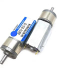 Smooth Operator DC Gearmotor For Diy Builds And Rc Car Mods Featuring Planetary Speed Reducer Cw Ccw Toggle Switch 6V 12V. Close-up of compact 6V DC gearmotor.