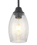 Black Seeded Glass Mini Pendant Light Adjustable Pendant Fixtures With Handblown Seeded Glass Shade For Dining Table Kitchen Island Sink Bar 3 Pack Dope Modern Loft Lighting.