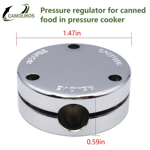 Pressure Cooker Regulator Weight That Fits All American Canners From 10.5Qt To 41.5Qt, No-Fuss Auto Pressure Control Valve