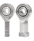 304 Stainless Steel Rod End Bearing Male Female Thread Spherical heim Joint with smooth finish and threaded end for heavy duty rigs.