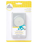 Product packaging of Circle Punch 1.75 Inch with Safety Lock for clean crisp circles in cardstock card making scrapbooking projects.
