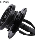 200 PCS Car Interior Door Panel Trim Clip Set Weather Resistant Fasteners Rivet Kit For Door Cards Easy Installation Heavy Duty Clips Replacement 50Pcs To 200Pcs Packs Keeps Panels Secure And Looking Fresh black plastic clip