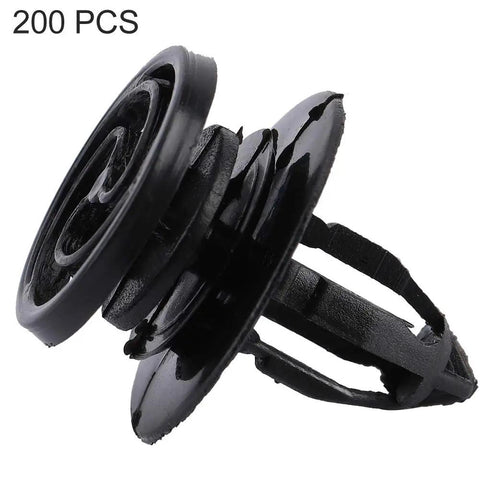 200 PCS Car Interior Door Panel Trim Clip Set Weather Resistant Fasteners Rivet Kit For Door Cards Easy Installation Heavy Duty Clips Replacement 50Pcs To 200Pcs Packs Keeps Panels Secure And Looking Fresh black plastic clip