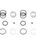 2-Pack Spring Kit With Steel Ball For DCF885 DCF886 DCF805 Impact Driver Replacement Parts, including black and silver steel rings and balls.