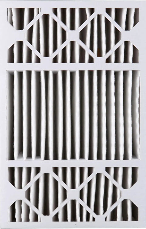 Honeywell Replacement Filter For Clean Air At Home 16x25x5 MERV 13 Carbon Actual Size 15.75x24.75x4.38 in white pleated design