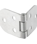 Stainless Steel Folding Flip Top Hinge For 180 Degree Table Support And Flush Mounted Cabinet Hardware, side angle view