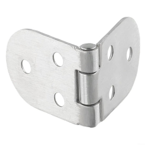 Stainless Steel Folding Flip Top Hinge For 180 Degree Table Support And Flush Mounted Cabinet Hardware, side angle view