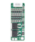 Top Shelf 5S 18650 Battery Charge And Discharge BMS Protection Board With Dead Nuts Accurate Tracking front view with detailed components.