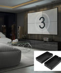 Cool Black Plastic Junction Boxes For Power Supply Housing And Student Projects Plus Easy Drill Design To Keep Dust Out Sturdy Electrical Enclosure Case displayed in a modern living room setting.
