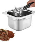 Stainless Steel Espresso Knock Box With Rubber Bar For Easy Coffee Grounds Disposal And Storing Under Most Espresso Machines Food Grade 304