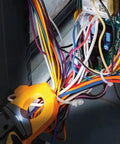 HVAC Clamp Meter All In One With Auto Ranging TRMS And NCVT Inrush And More For Voltage Current And Temperature in wiring panel