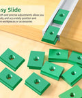 Beefy 10 Pack T Track Nuts M6 And M8 T Slot Sliders For 30mm Aluminum Extrusion Profiles on wood surface.