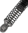 Close-up of 65mm Aluminum RC Shock Absorbers Set For 1/18 Crawler Upgrades With Threaded Bodies And Quick Preload, CNC Machined