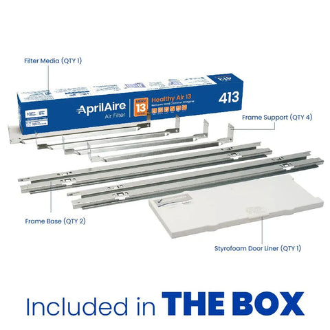 Upgrade Kit For 2140 And 2400 Space-Gard Whole-House Air Purifiers With Rail System And MERV 13 Performance Replacing 401 Filter components