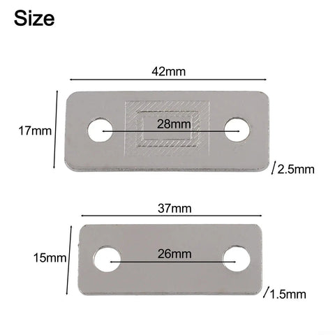Magnetic Cabinet Door Catch And Closer Set For Cabinets And Drawers Keeps Doors From Slammin size dimensions