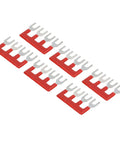 Cuttable Fork Type Jumper Block Terminal Strips 100V 15A Pack Of 15 With PVC Flame Retardant Shell Premium Copper Conductor
