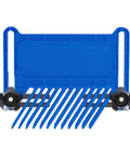 Heavy Duty Stackable Featherboard With Adjustable Miter Tracks And Dead Nuts Accurate Wood Holding Grip For Router Tables, blue design.