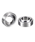Ge12c Radial Spherical Plain Bearings Self Lubricating Sealed Bushings, two heavy-duty steel bushings with 12mm ID and 22mm OD.