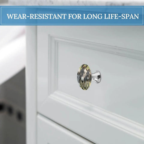 "Two Pack Donkey Themed Cabinet Knobs Set With Stainless Steel And Aluminum Alloy Drawer Pulls on white cabinet."