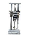 Vertical Drill Guide Attachment For Precise Drilling, Steel Frame With Aluminum Plate for stability, front view
