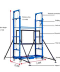 Heavy Duty Electric Lift Cart That Handles Rough Jobs Smooth, compact design, rise height 1.5-4m, suitable for garages and shops.