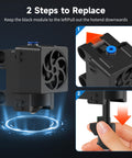 Two-step replacement process for Tina2 Plus And Tina2C Ceramic Hotend Block for 3D Printer 40 Second Fast Heat Up 240C