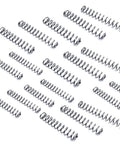150Pcs Compression Springs Set 304 Stainless Steel Small Coil Springs 0.3mm Wire Diameter, 4mm Outer Diameter, 25mm Length, Rust Resistant