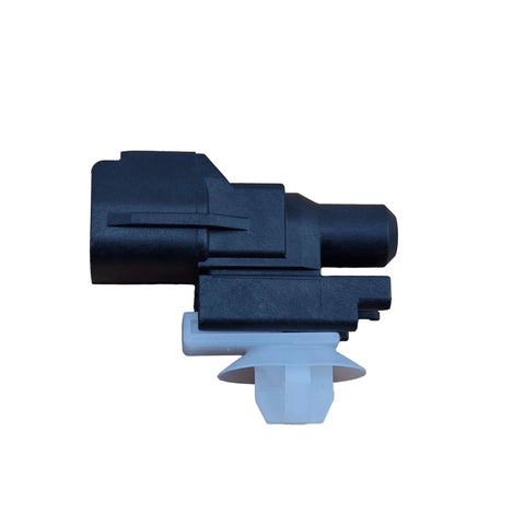 AITKEN ambient air temperature sensor; black plastic housing with white mounting clip and protruding sensor