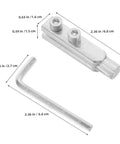 Hot Deal Broken Valve Screw Extractor Kit: Stainless Steel 2pc Universal Pipe Wrench For Faucet Fixture Thread Removal And Extraction Tool, 6cm
