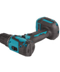 Heavy Duty Cordless Drill Driver With 23 Plus One Torque Settings And 1700 Rpm Speed For Serious Home Projects And Professional Construction Work in blue and black color.