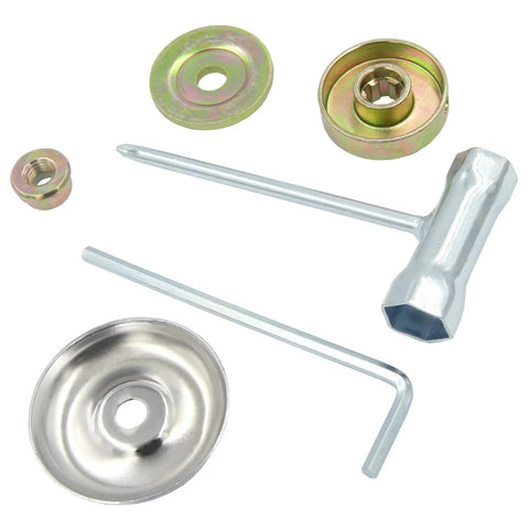 Blade Adapter Kit For Most Straight Shaft String Trimmers And Brush Cutters Convert To Different Blades with wrench and washers