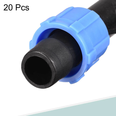 Durable Drip Irrigation Barbed Locking Fittings Elbow Couplings For 16mm Drip Tape Tubing Sprinkler System Pack Of 20 close-up