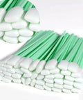 Dust-Free Foam Cleaning Swabs 200 Pack For Printer Heads, Scanners, Camera Lenses, Optical Equipment, Hard Drives And Sensors, Pro Grade Multipurpose Cleaning Sticks For Sensitive Electronics, green foam tips