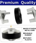 2 Pack Metal Core Washer Motor Coupler Replacement For Whirlpool And Kenmore Heavy Duty DIY Friendly Install Durable Repair Part That Replaces AP3963893 PS1485646 285753AVP 1195967 21003 285140 285743 And More, metal core and rubber