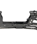 Beefed Up Heavy Duty Stainless Steel High Clearance Link Set For TRX4M Defender And Bronco Black Coated Drop In Replacement For Stock Plastic Links Precision Machined For Stable Performance 42g Per Set installed on TRX4M crawler chassis